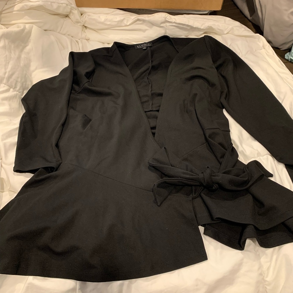 Belted wrap cardigan Eloquii size 18 new